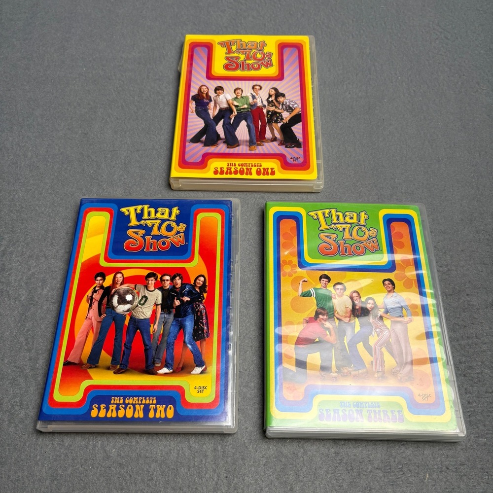 That 70s Show DVD Seasons 1 2 3 Bundle Complete First Second Third Season Set